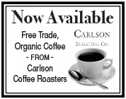 Now Available - Free Trade, Organic Coffee from Carlson Coffee Roasters